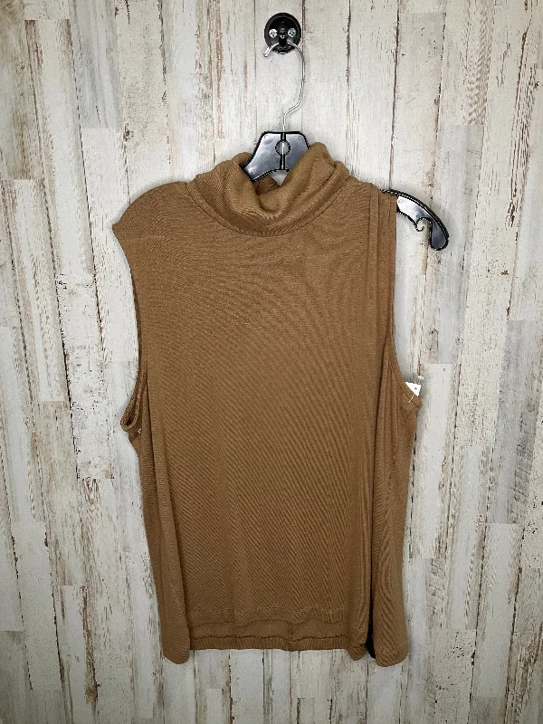 Brown Top Sleeveless Banana Republic, Size 2x