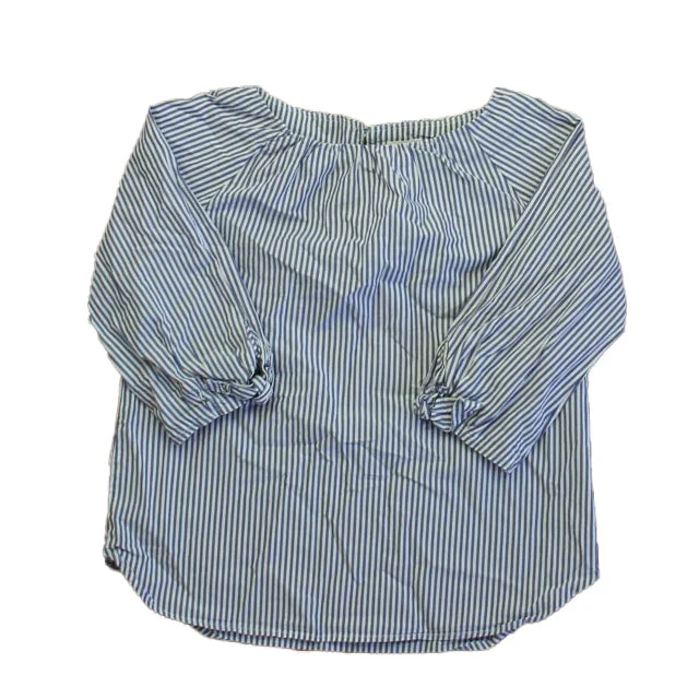 Crewcuts Girls Blue | White Stripe Blouse