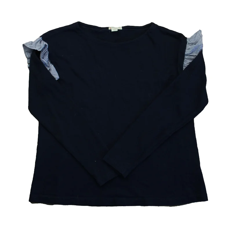 Crewcuts Girls Navy Long Sleeve T-Shirt