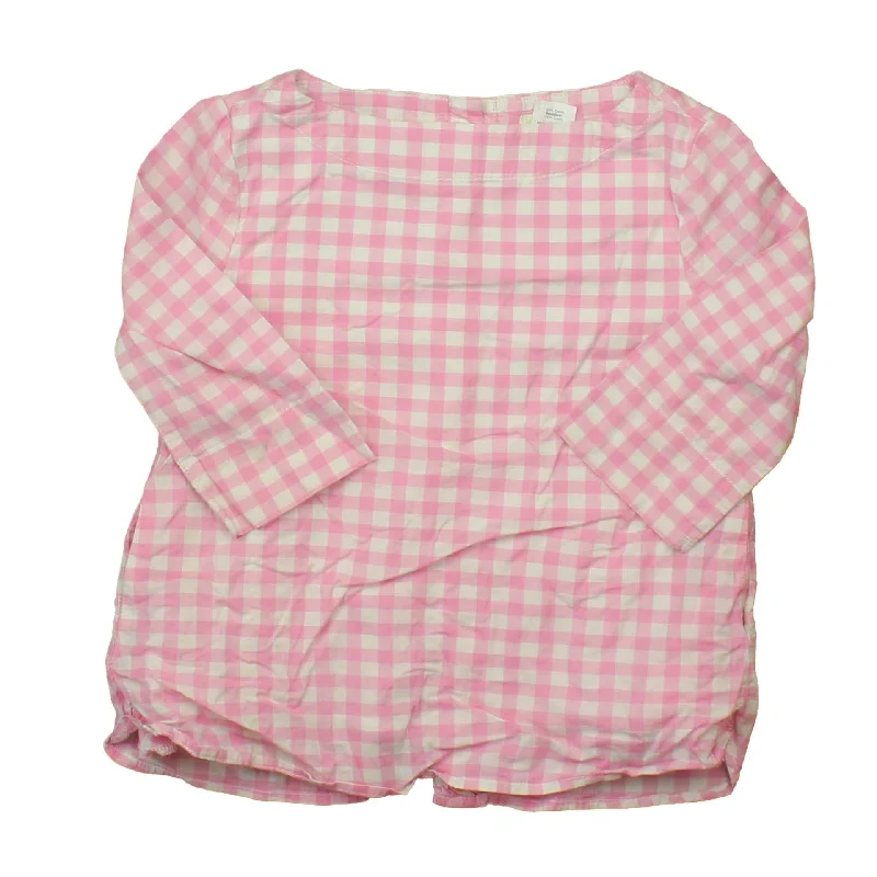 Crewcuts Girls White | Pink | Checks Blouse