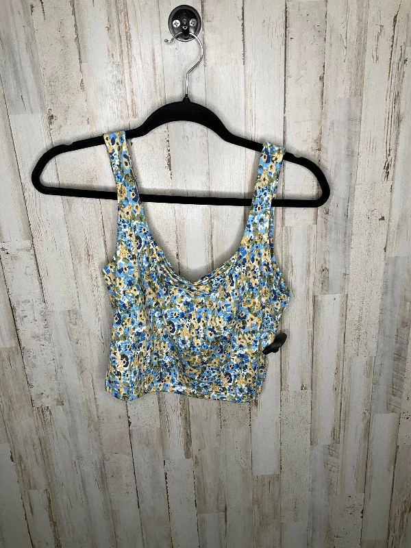 Floral Print Tank Top Clothes Mentor, Size S