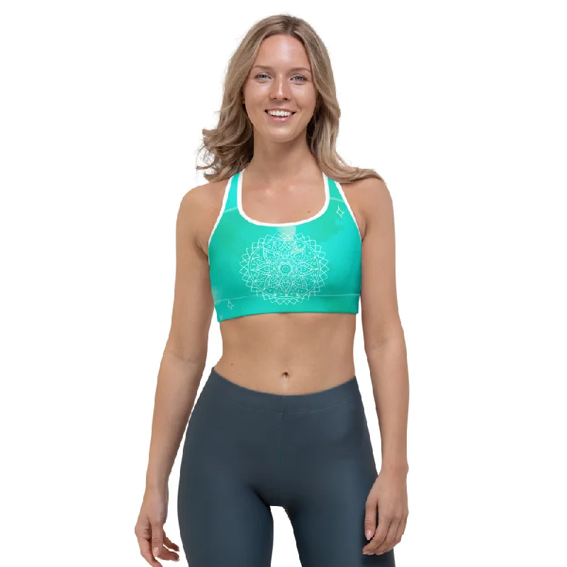 Green Mandala Sports bra