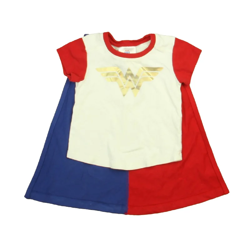 Hanna Andersson Girls Red | White Wonder Woman T-Shirt