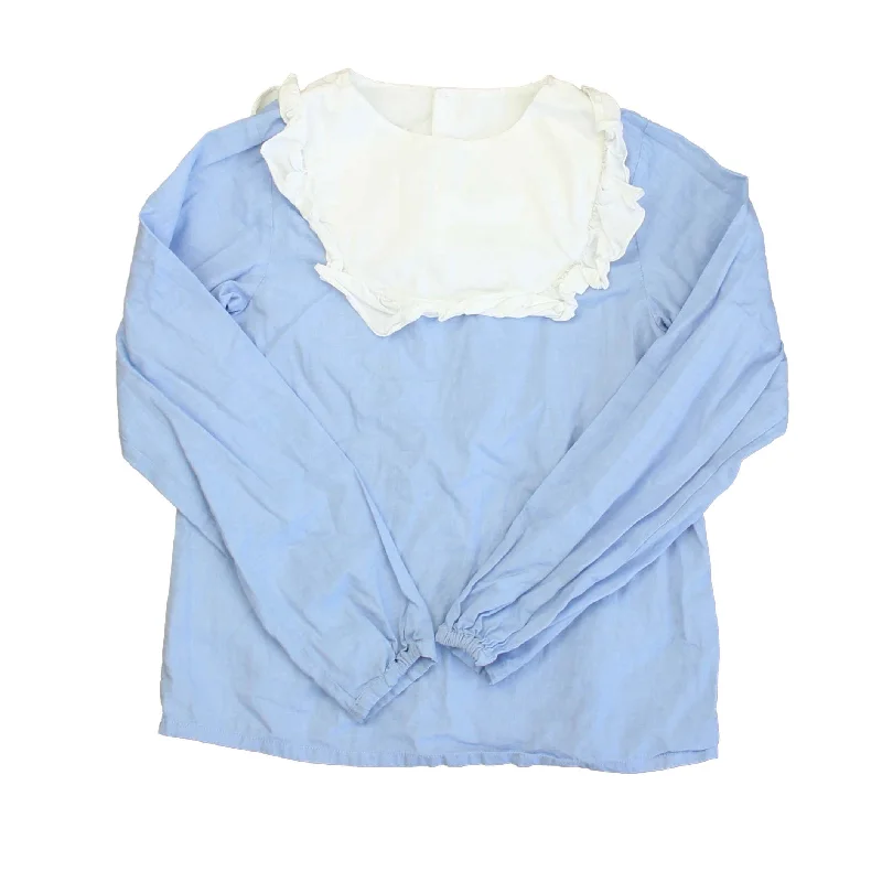 Jacadi Girls Blue | White Blouse