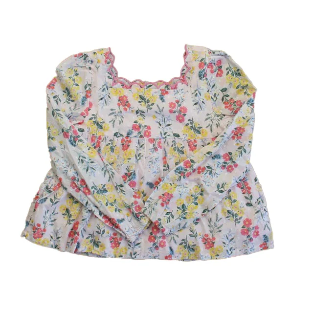 Joie Girls Pink Floral Blouse