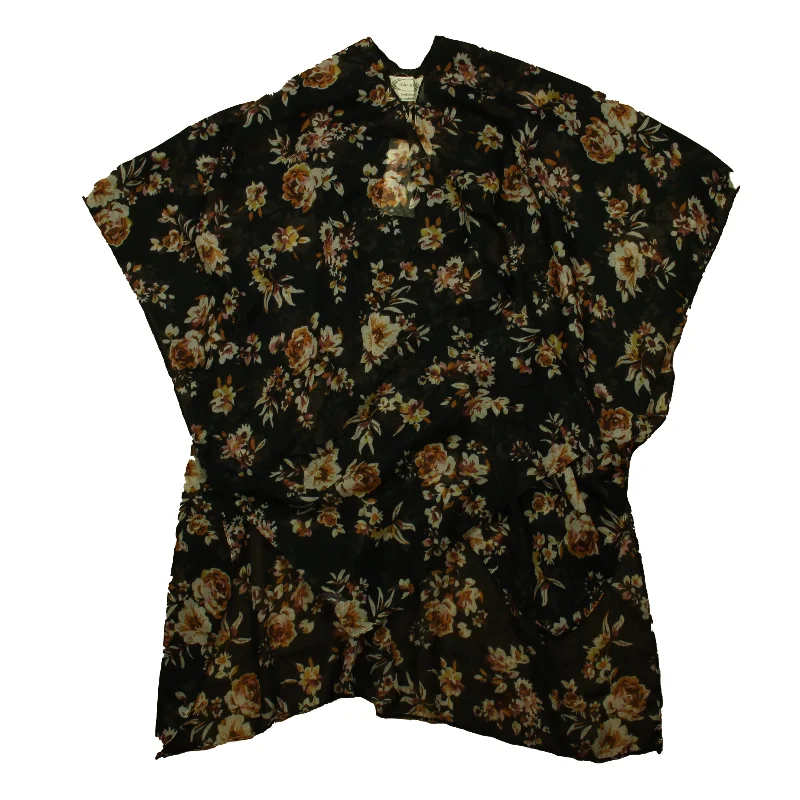 Mia Joy Girls Black Floral Blouse