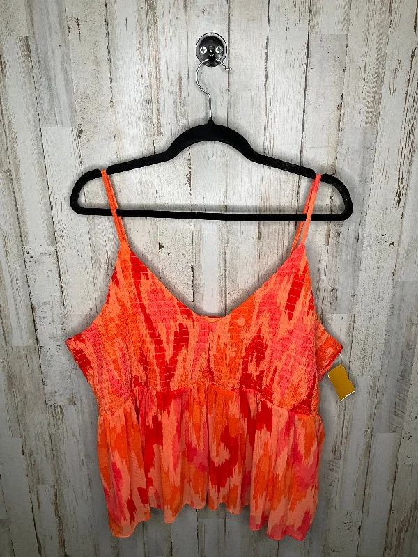 Orange & Pink Top Sleeveless Old Navy, Size Xxl