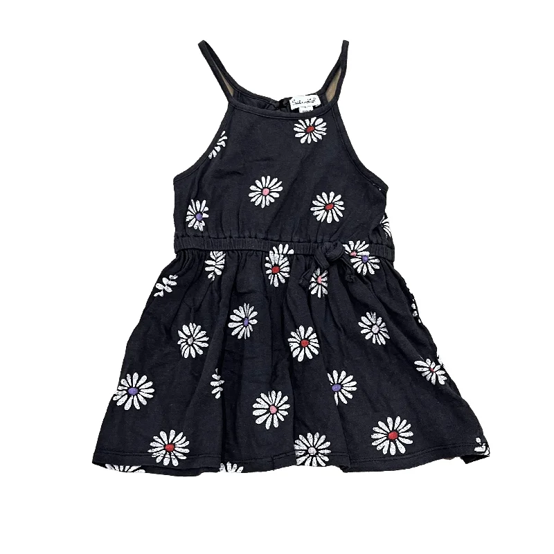 Splendid Girls Black Floral Tank Top