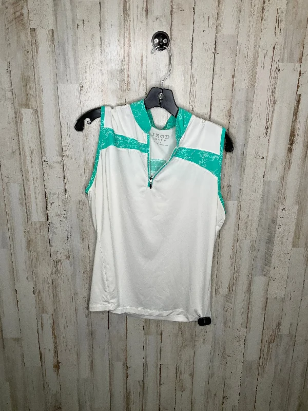 Teal Athletic Tank Top Izod, Size L