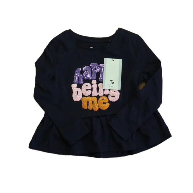 Tu Girls Navy Long Sleeve T-Shirt