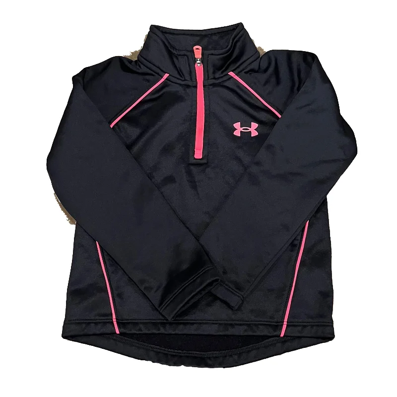 Under Amour Girls Black | Pink Athletic Top