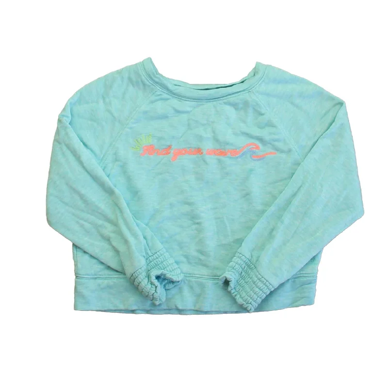 Vineyard Vines Girls Aqua Long Sleeve Shirt