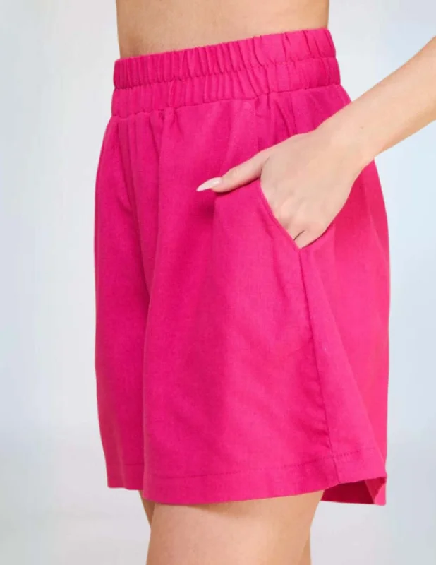 Today’s Special Amari Linen Blend Walking Shorts Made in USA