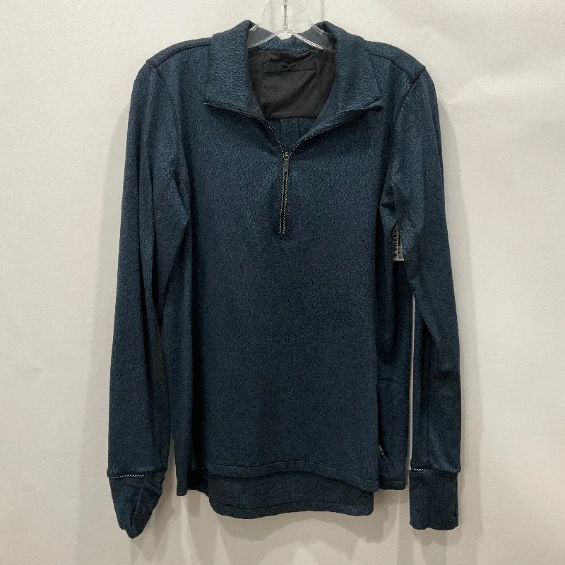 Athletic Sweatshirt Collar By Lululemon In Blue, Size: 6