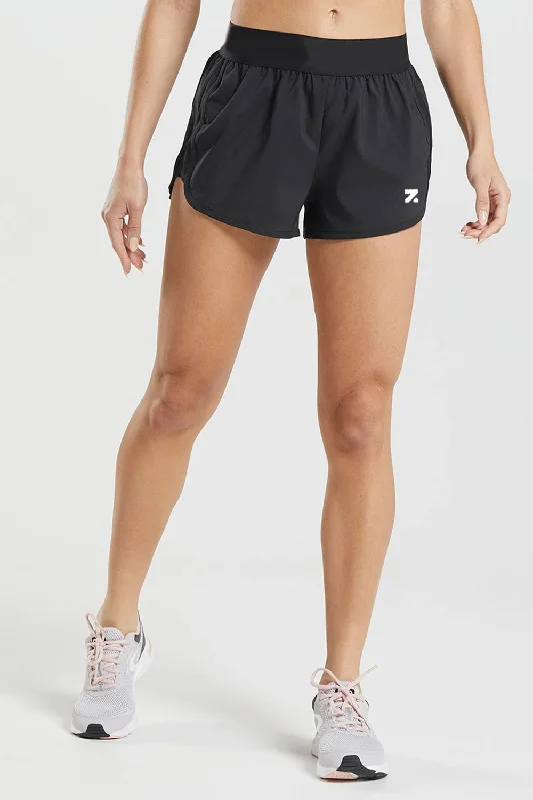 Massive Deals Base Black Shorts