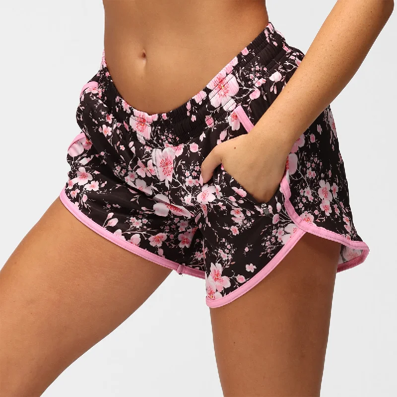 Limited Time Offer Blossom Noir Loose Fit Workout Shorts