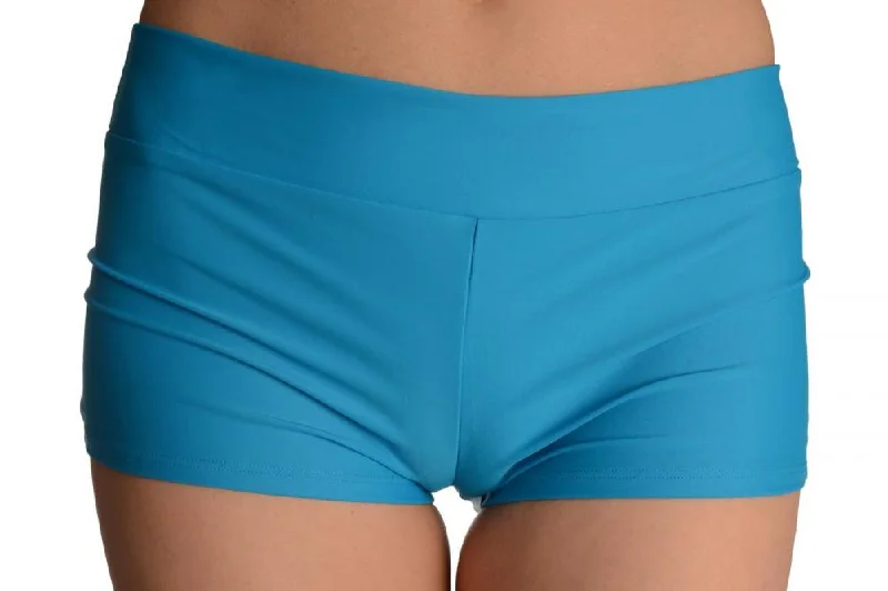Lowest Price Blue Women's Stretchy Yoga Panty Shorts