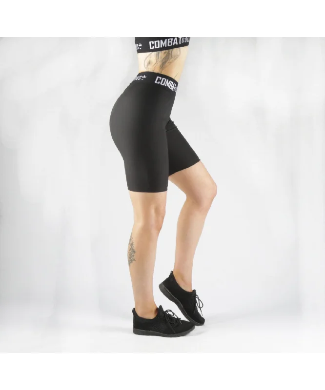 Final Sale Combat Dollies Black Blok Long Gym Shorts