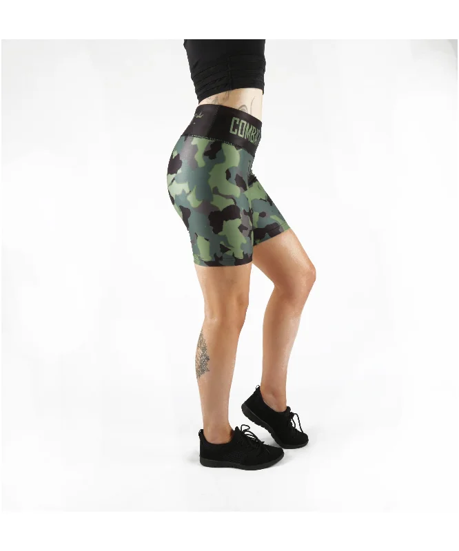Exclusive Savings Combat Dollies Khaki Camo Gym Shorts