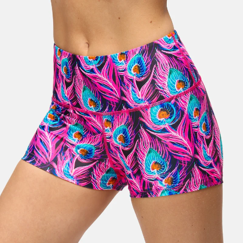 New Deals Flamboyant Feathers TikiBooty Shorts