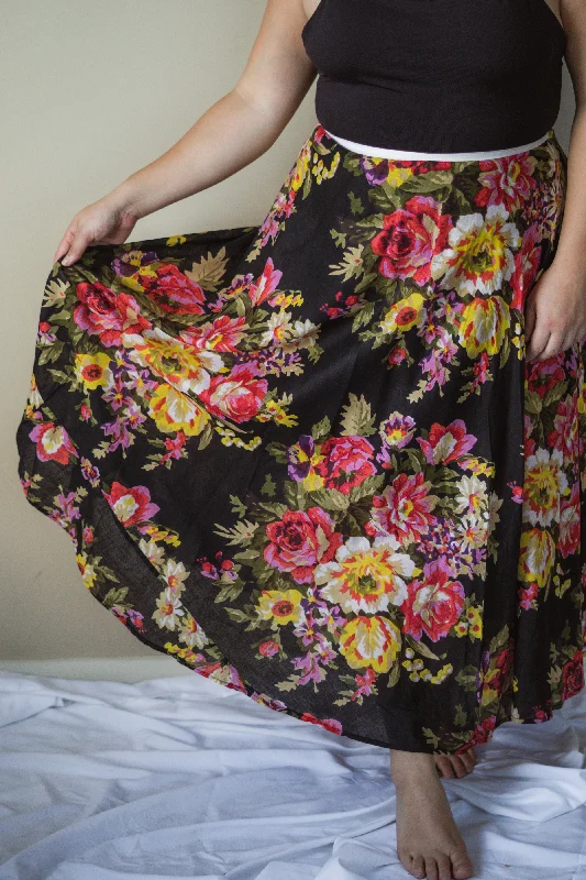 Get It Before It’s Gone Floral Wrap Skirt