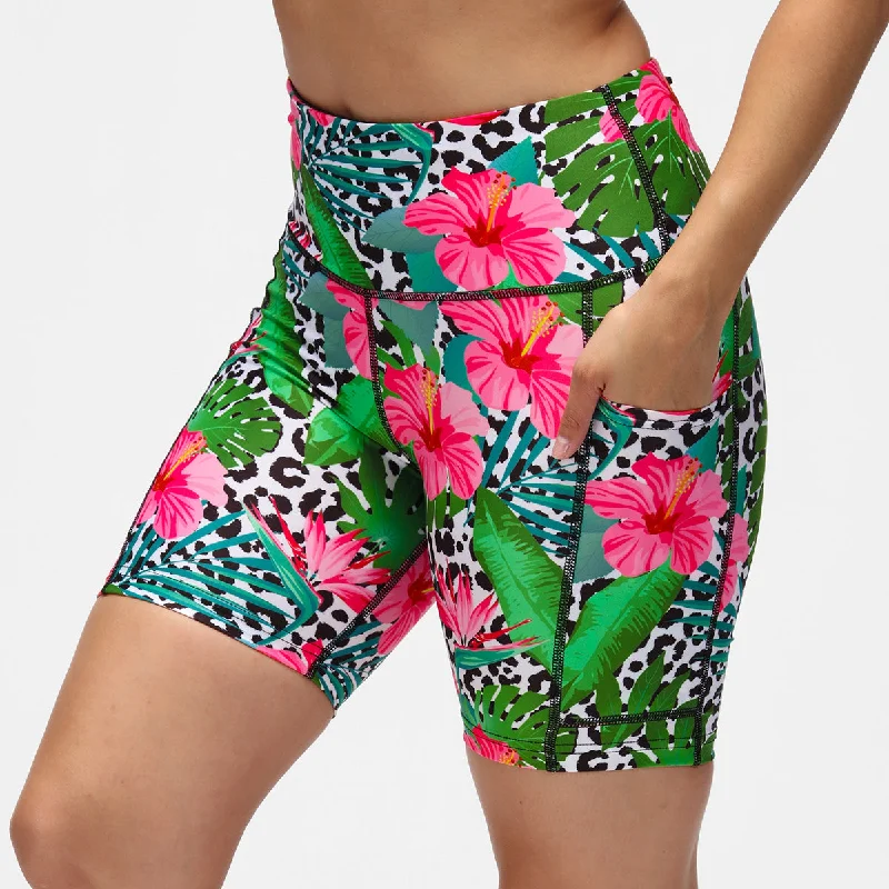 Price Reduction Hibiscus Running Shorts