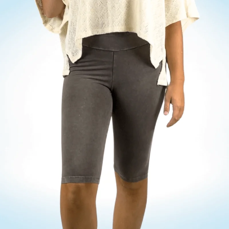 Discount Deals Ladies Longer Length Biker Shorts Made in USA