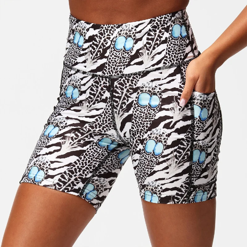 Price Rollback Monochrome Quill Running Shorts