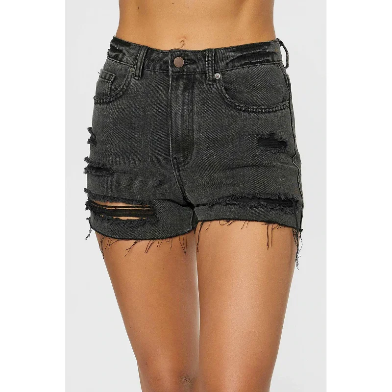 Exclusive Savings O'Neill Angus Women's Denim Shorts - Black
