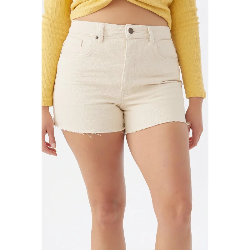 Super Deal O'Neill Kellerman Women's Denim Shorts - Bone