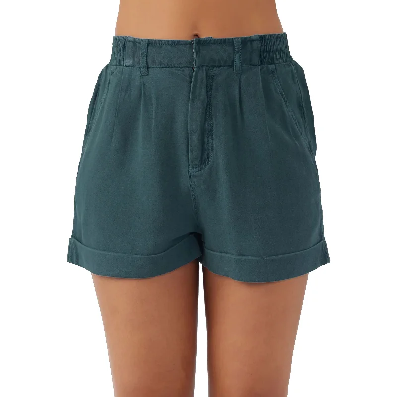 Weekend Deal O'Neill Rowan Linen Blend Women's Shorts - Slate