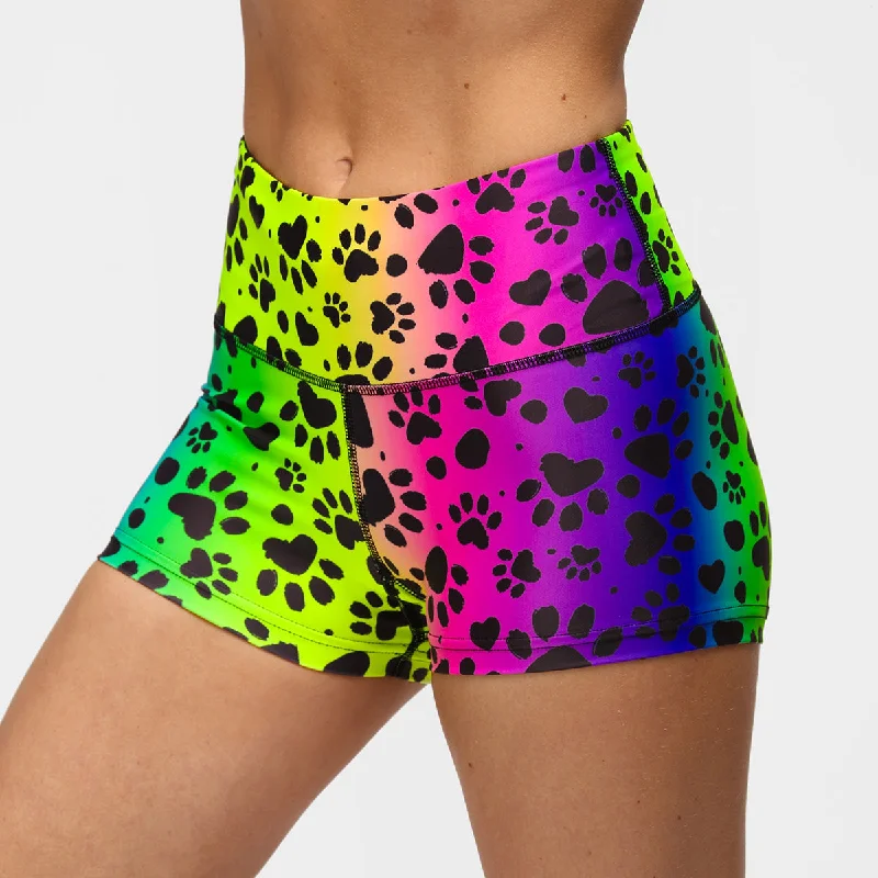 Clearance Items Pawfect Rainbow TikiBooty Shorts