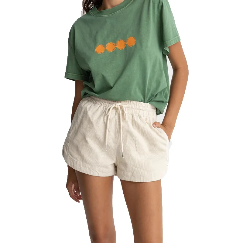 Limited Time Offer Rhythm Mazzy Corduroy Women's Shorts - Sand
