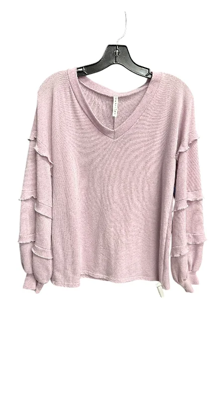 Top Long Sleeve By Clothes Mentor In Purple, Size: S