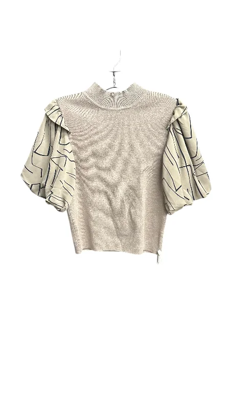 Top Short Sleeve By Thml In Grey, Size: Xs