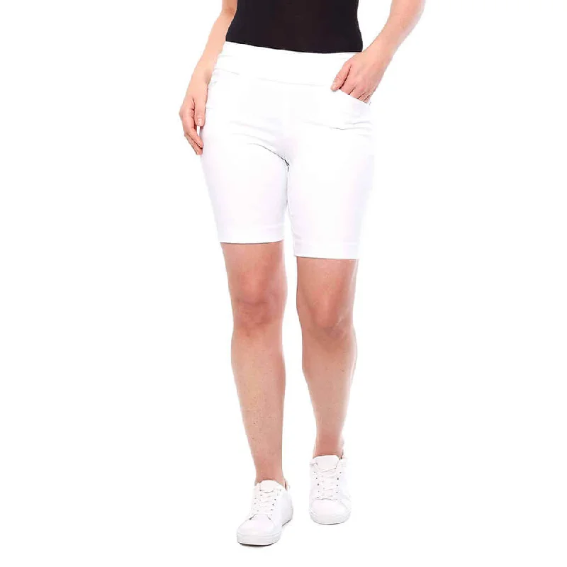 Deal Dash UP! 9-Inch Techno Solid Short - White